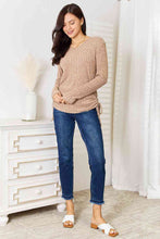 Load image into Gallery viewer, Double Take Drawstring Ribbed Long Sleeve T-Shirt
