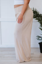 Load image into Gallery viewer, Zenana Easy Breezy Full Size Palazzo Pants in Beige
