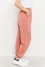 Load image into Gallery viewer, Zenana Full Size Drawstring Waist Joggers in Ash Rose
