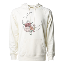 Load image into Gallery viewer, Floral Moon Terry Hoodie
