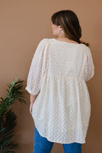 Load image into Gallery viewer, Davi &amp; Dani Wave Hello Full Size Run Textured Babydoll Blouse
