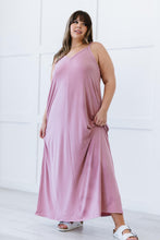 Load image into Gallery viewer, Zenana Beach Vibes Full Size Cami Maxi Dress in Light Rose
