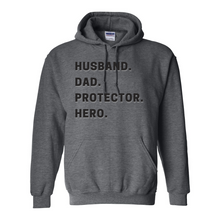 Load image into Gallery viewer, Husband Dad Protector Hero Hoodie
