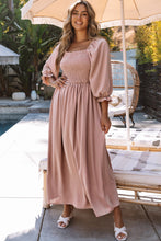 Load image into Gallery viewer, Smocked Flounce Sleeve Maxi Dress
