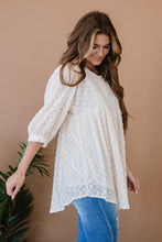 Load image into Gallery viewer, Davi &amp; Dani Wave Hello Full Size Run Textured Babydoll Blouse
