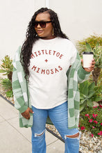 Load image into Gallery viewer, Simply Love Full Size MISTLETOE MIMOSAS Short Sleeve T-Shirt
