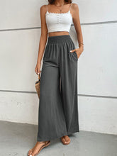 Load image into Gallery viewer, Wide Waistband Relax Fit Long Pants
