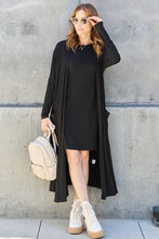 Load image into Gallery viewer, Basic Bae Full Size Open Front Long Sleeve Cover Up
