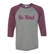 Load image into Gallery viewer, Be Kind Raglan Tee T-Shirt
