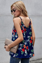 Load image into Gallery viewer, Floral Spliced Mesh Cami
