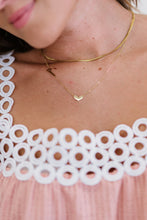 Load image into Gallery viewer, More to Give Heart Pendant Double-Layered Necklace
