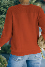 Load image into Gallery viewer, Mock Neck Ribbed Detail Sweater
