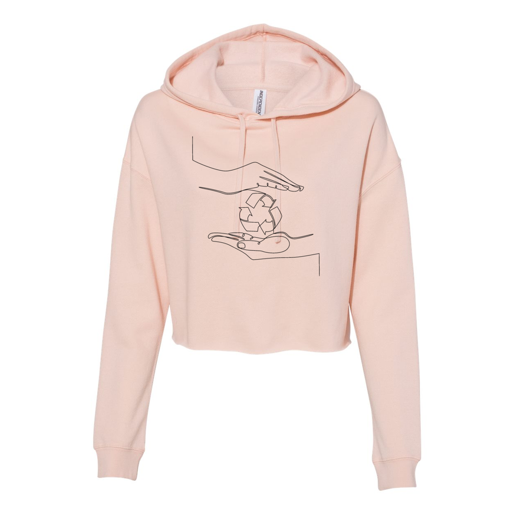 Recycle Cropped Hoodie