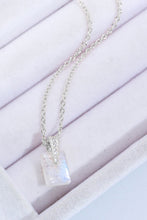 Load image into Gallery viewer, 925 Sterling Silver Natural Moonstone Pendant Necklace
