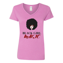 Load image into Gallery viewer, Black Girl Magic V-Neck T-Shirt
