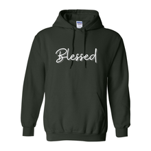 Load image into Gallery viewer, Blessed Hoodie  (White Lettering)
