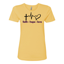 Load image into Gallery viewer, Faith Hope Love Boyfriend Tee
