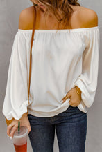 Load image into Gallery viewer, Off-Shoulder Balloon Sleeve Top
