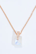 Load image into Gallery viewer, 925 Sterling Silver Natural Moonstone Pendant Necklace

