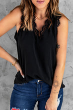 Load image into Gallery viewer, Eyelash Lace V-Neck Tank Top
